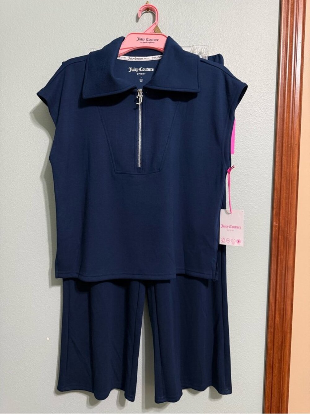 Brand new with tags (NWT) Juicy Couture Sport matching two-piece set Medium